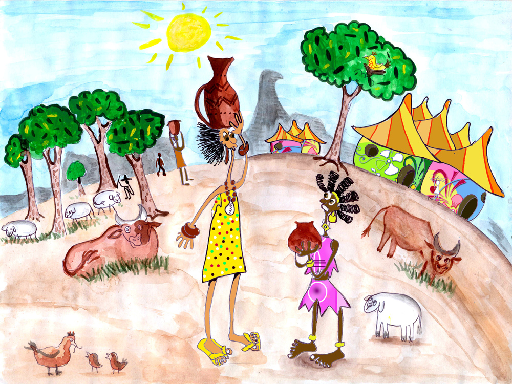 Illustration livre pour enfants E