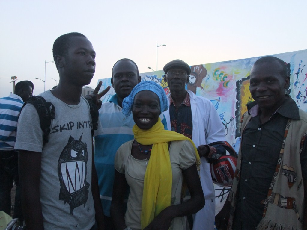 Manif du collectif des artistes pour la paix à la place de la nation de Ndjamena 13