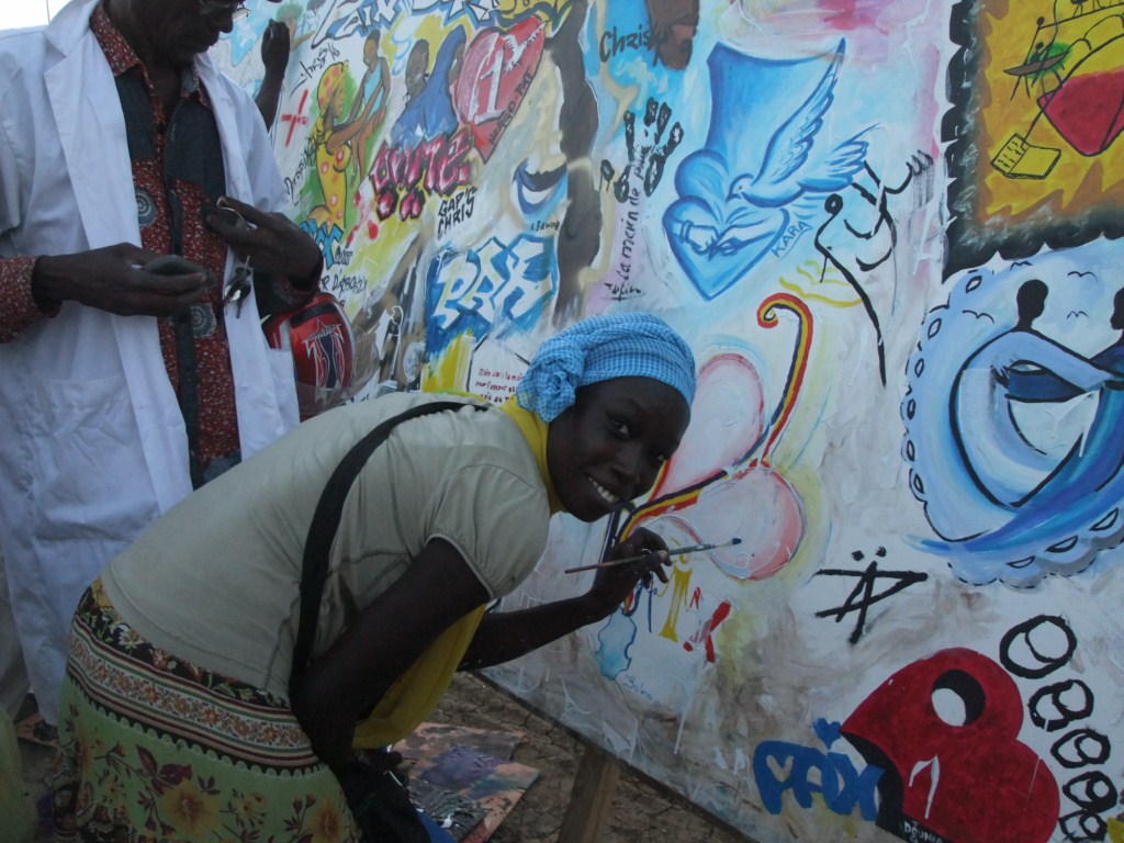 Manif du collectif des artistes pour la paix à la place de la nation de Ndjamena 5