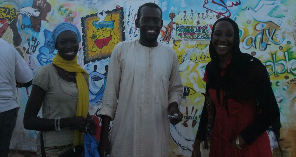 Manif du collectif des artistes pour la paix à la place de la nation de Ndjamena 6